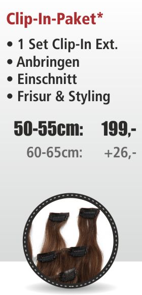 Das Komplettpaket für Haarverlängerungen mit Tape-Extensions (Quikkies bei Hairdreams, Apps bei Great Lengths oder einfach hairtalk Haarverlängerungen)